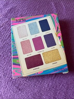 tarte Colorful Eyeshadow Palette — Pink, Purple, Blue & Gold Shades